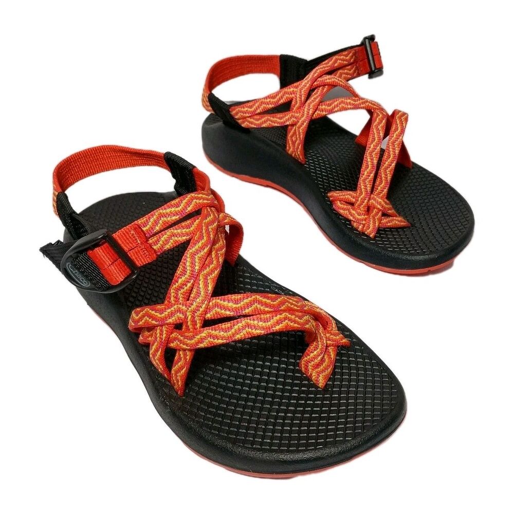 Chaco ZX2 Strappy Sandals Womens Sz 6 Outdoor Hiking Beach Shoes Dreamsicle Cute